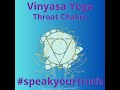 Vinyasa Yoga Flow (75 Minutes)🧘🏻‍♂️ Open Vishuddha Throat Chakra 🗣Ether Element🌁Speak Your Truth 💙