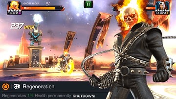 Ghost Rider VS Rogue Regeneration (Permanently Shutdown) - Marvel Contest of Champions