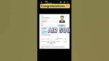 🎉 Congratulations for your better future! 🚀 #gate2022 #gateresult