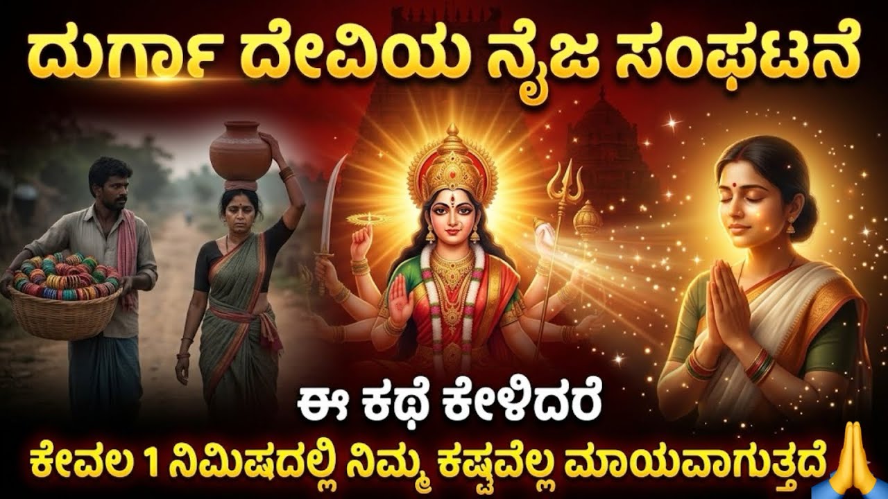 ದುರ್ಗಾದೇವಿಯ ಕಥೆ || ಈ ಕಥೆ ಕೇಳಿದರೆ ಕೇವಲ 1 ನಿಮಿಷದಲ್ಲಿ ನಿಮ್ಮ ಕಷ್ಟವೆಲ್ಲ ಮಾಯವಾಗುತ್ತದೆ | Durga Devi Story