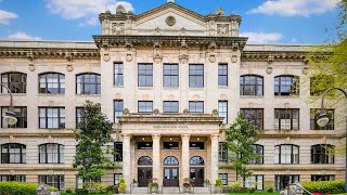 INSIDE A CONDO IN A 1908 HIGH-SCHOOL BUILDING