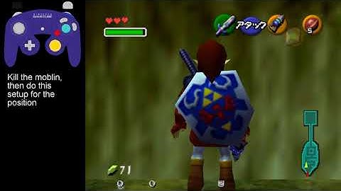 Ocarina of Time: Glitchless Sacred Forest Meadow Maze Skip