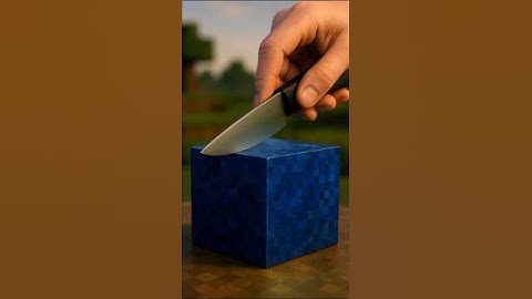 Minecraft: cutting through lapis block ✨#shorts #minecraft