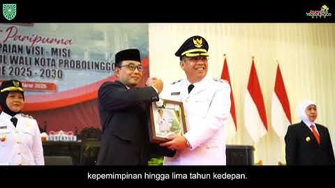 Sertijab Wali Kota Probolinggo, dr. Aminuddin Paparkan Visi Misi Pembangunan Kota 2025-2030