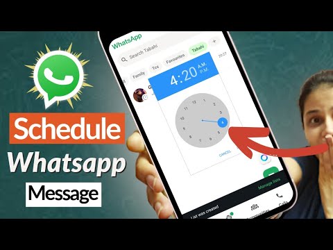 How to Schedule Whatsapp Messages - YouTube