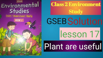 class 2 evs lesson 17 plant are useful viva publication #vivapublication