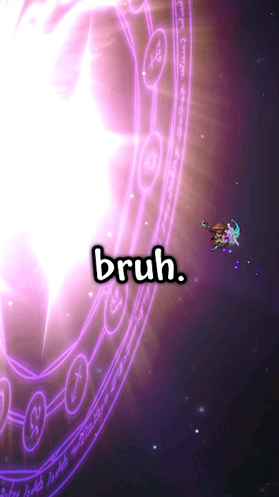 The Most POWERFUL Moon-Lord Lazers... #terraria #calamity #shorts
