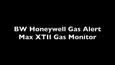 4 Gas Monitor: BW Gas Alert Max XTII