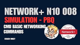CMD Basic Networking Commands - Simulation - PBQ - Drag and Drop - CompTIA A+ 220 - 1102