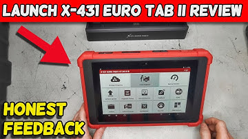 Launch X-431 Euro Tab II Review - Hands On In A Professional Workshop
