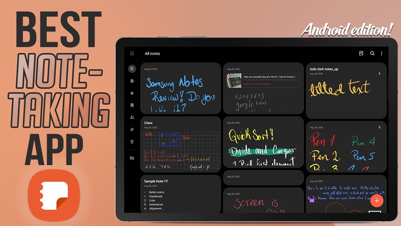 Samsung Notes Review: Tab S25  The most Complete Note Taking app!!