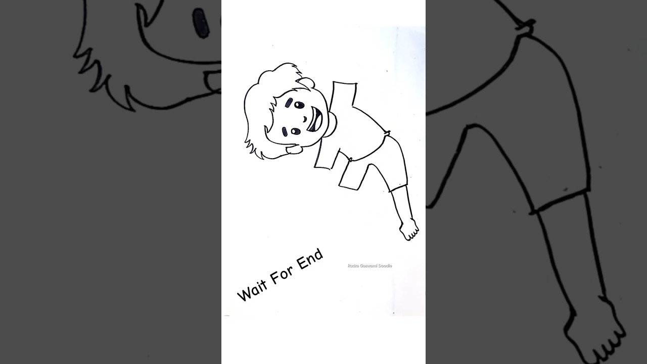 Boy drawing ➡️ easy 