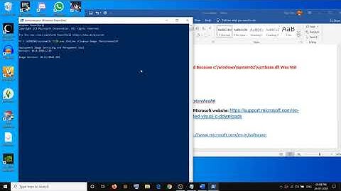 Fix Error ucrtbase.dll Was Not Found: The Code Execution Cannot Proceed ucrtbase.dll Was Not Found