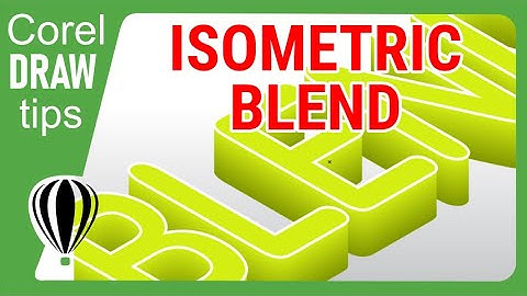 Creating an isometric blend text