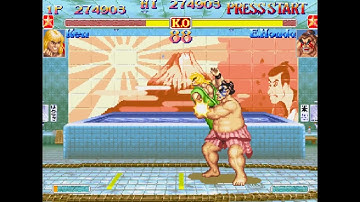 CPU E-Honda is CHEAP as FUDGE! (Skip to 01:07) | HYPER STREET FIGHTER 2