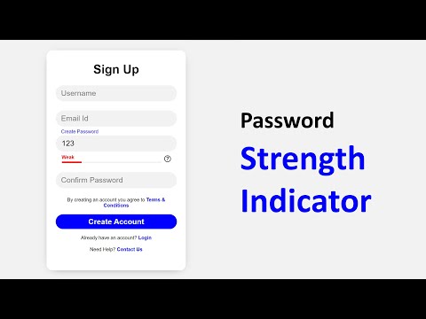 Password Strength meter