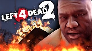 LEFT 4 DEAD 2 FUNNY MOMENTS | Tower of Fire (L4D2 Funtage)