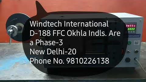 Windtech Core and Coil Taping Machine