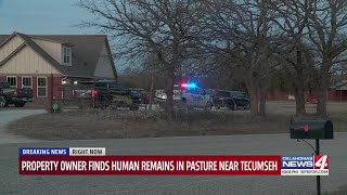 Property owner finds human remains in pasture near Tecumseh