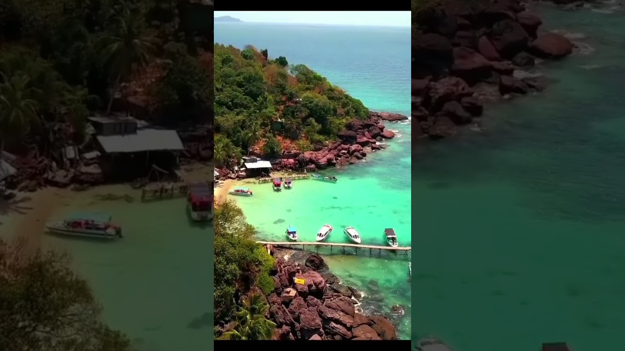 Ilhas paradisíacas no Vietnã#praias##beach vodeoshorts.@andersonmalu.