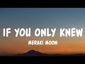 If You Only Knew Meraki Moon Lyrics
