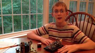 antique telegraph demonstration