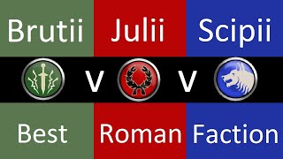Best Roman Faction? - Rome Total War (Brutii, Julii, Scipii)