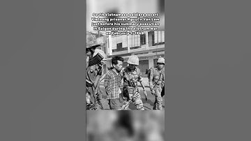 Brought to Life: South Vietnamese soldiers escort Vietcong prisoner Nguyễn Văn Lém, 1968 #history