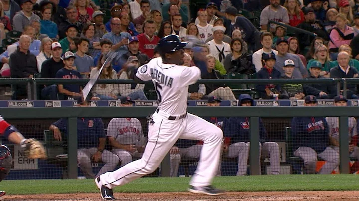 Heredia collects first MLB hit on RBI single