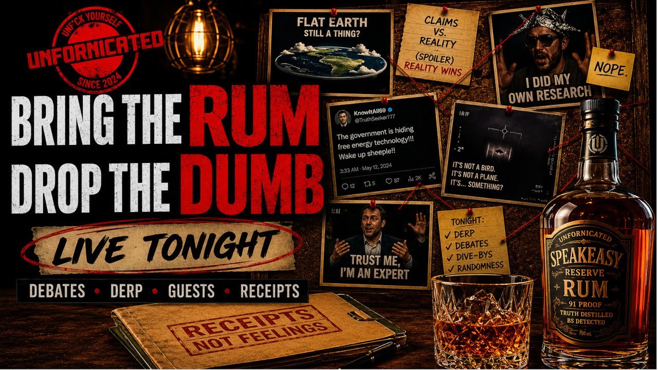Unfornicated LIVE: Bring the Rum, Drop the Dumb - Ep. 8