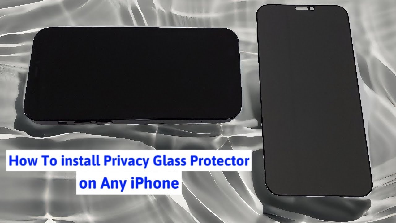 How To Install Privacy Glass Protector On Any IPhone YouTube How To Install Privacy Glass Protector On Any IPhone YouTube
