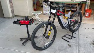 Intense Tazer MX Pro overview fly around view of the assembled bike.