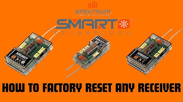 HOW TO RESET ANY SPEKTRUM RECEIVER TO FACTORY SETTINGS #spektrumrc #rcplane