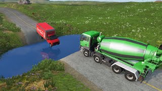 Truck Man TGS | Cars Vs Potholes #106 - Cars Vs Giant Pit - BeamNG.Drive - Beamng 4 Crash