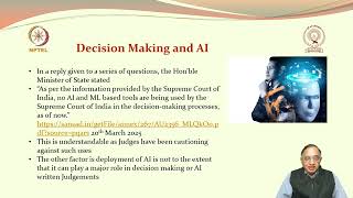 AI, Judicial System in India - Part-I News