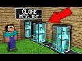 Minecraft NOOB vs PRO: HOW NOOB CLONED THIS SUPER DIAMOND VILLAGER IN CLONE MACHINE? trolling