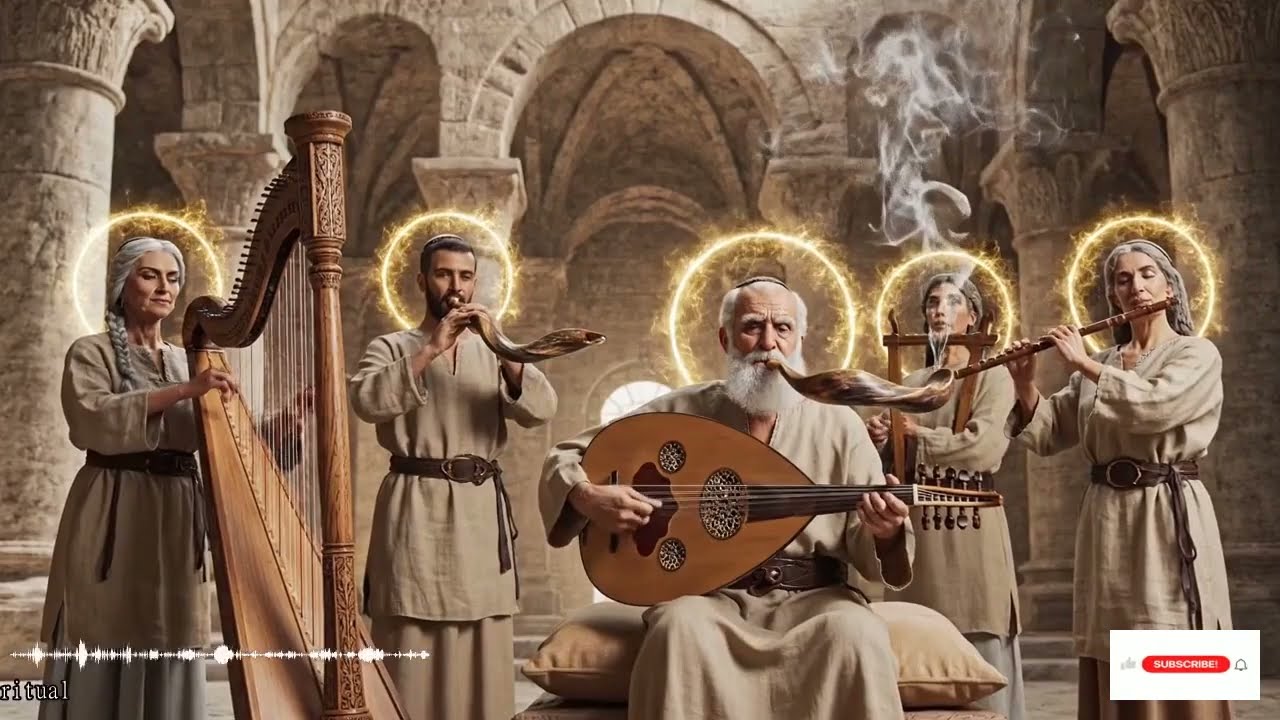 Alabanza Profunda En Jerusalén Con Shofar, Cánticos De Sión E Instrumentos Santos Ante Adonai