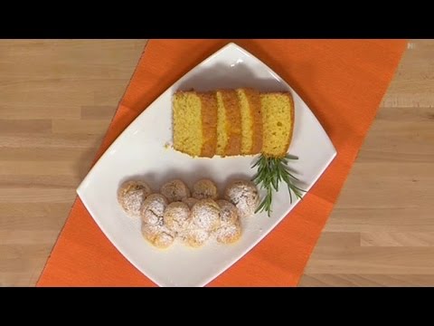 Plumcake arancia e rosmarino e biscotti alla zucca