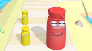 Juice Run π₯€ All Levels Mobile Game | GamePlay | Satisfying game Levels 1038