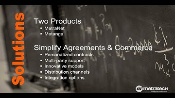 MetraTech An Introduction