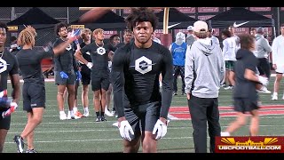 Hiram (Ga.) four-star tight end and USC commit Walter Matthews Elite 11 Finals highlights