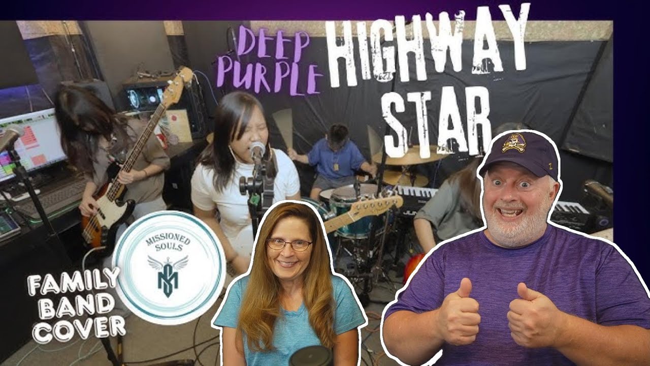 Reaction to Missioned Souls 'Highway Star' Deep Purple Cover