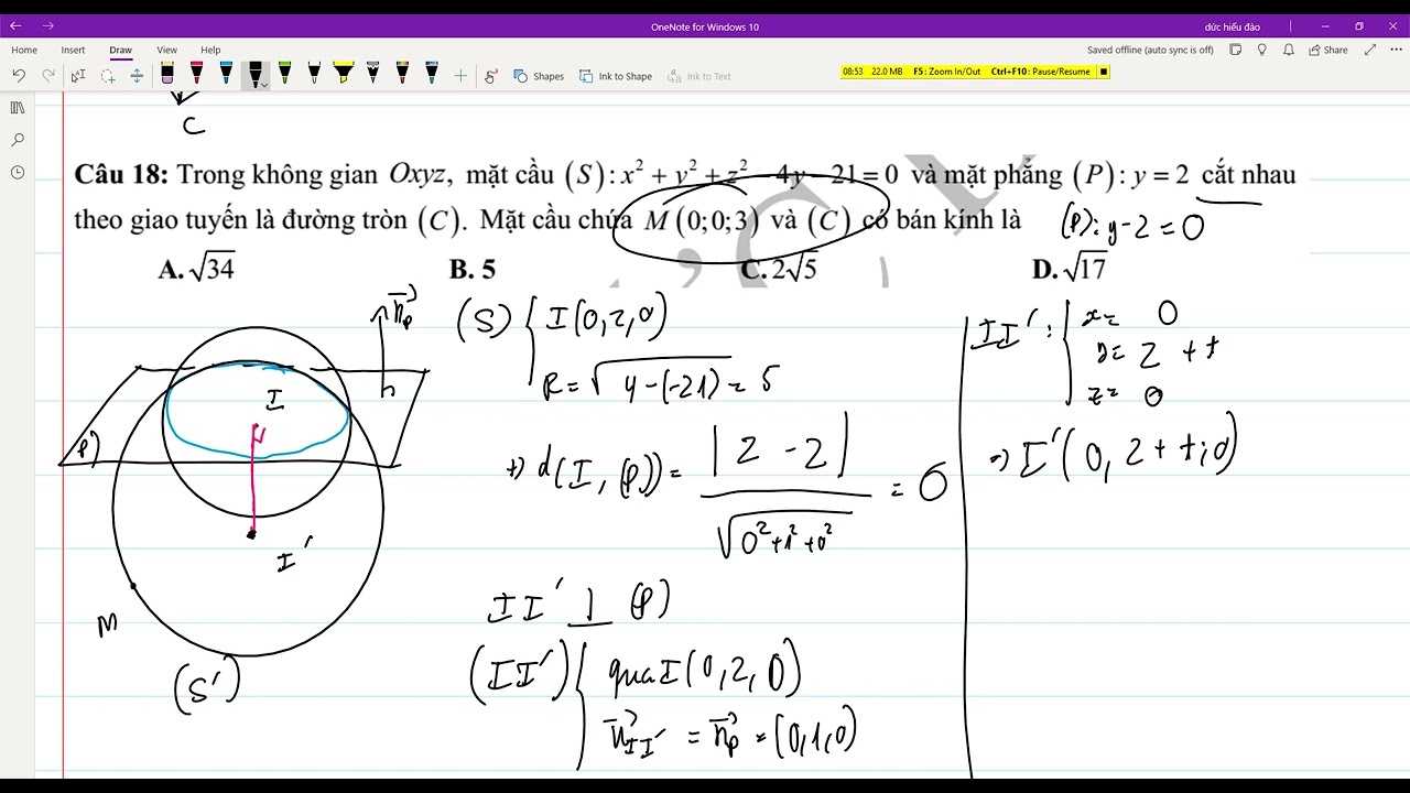 4.2 Nhóm câu khó Oxyz khác (phần 2) - Câu 16 đến 32 - VDC