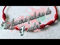 Como hacer Pulsera de 7 nudos de proteccion / tutorial paso a paso