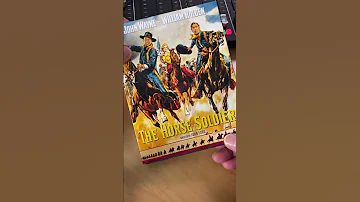 #unwrapping THE HORSE SOLDIERS #western #johnwayne #johnford #bluray #classicmovies #shorts