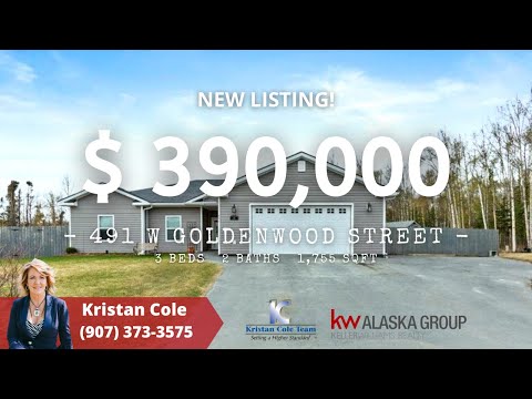 491 W Goldenwood Street, Wasilla, AK home video tour