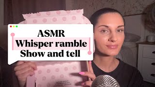 ASMR - Whisper ramble, show & tell, Glossybox unboxing - very relaxed vibes!😴💜