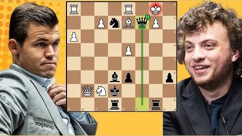 Aggressive Chess Game : 124 By Magnus Carlsen vs Hans Niemann #chess #chessgrandmaster #chesscom
