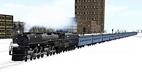 Train Sim - Snow Metropolis Using Union Pacific Challenger - Simulasi Kereta Api