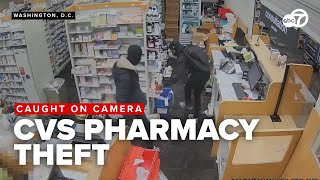 Thieves jump counter to snatch medication from DC pharmacy